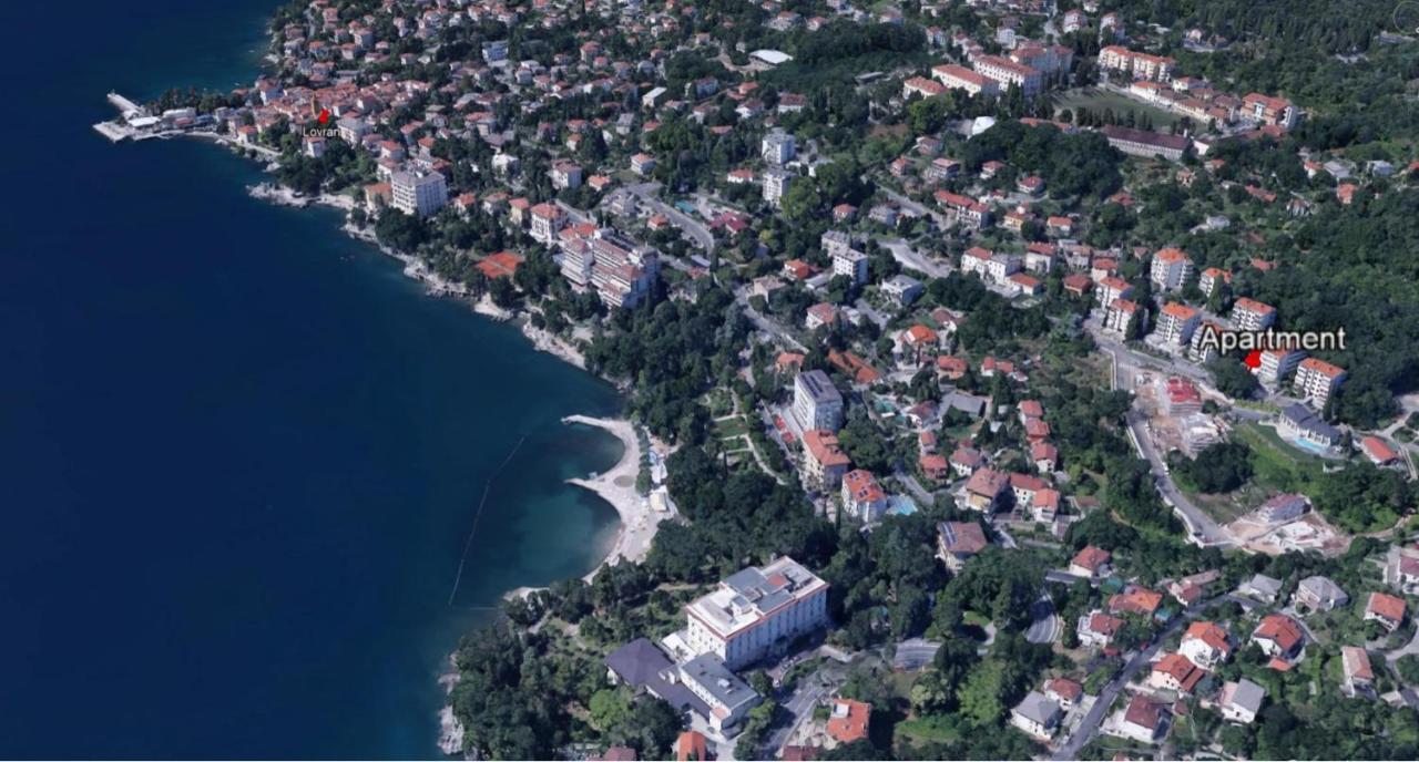 Apartment With Direct Sea View, Free Parking And Close To Beaches And Promenade Lovran Dış mekan fotoğraf
